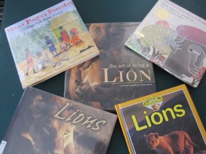 Africa lions books pictures