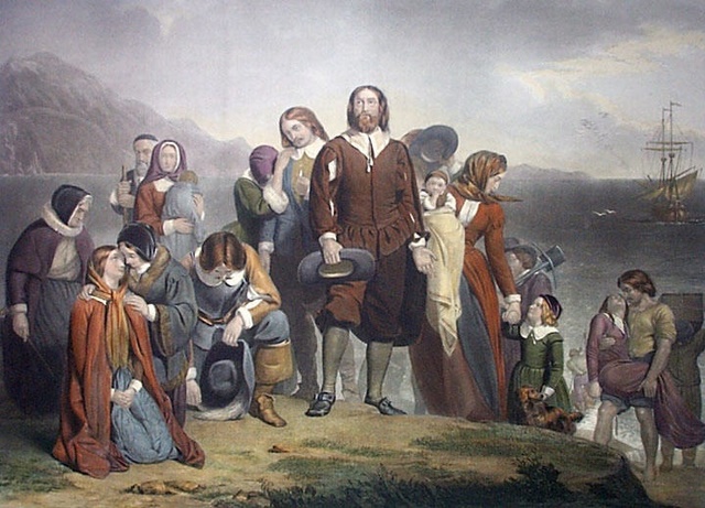 pilgrims thanks giving picture