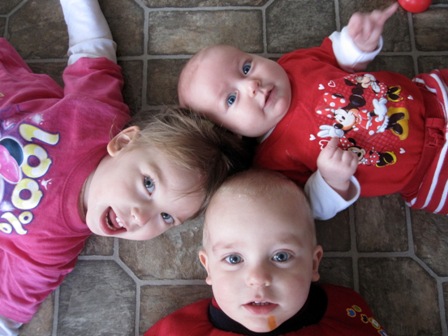 three kids pictures