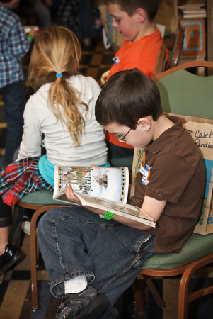 boy reading story pics