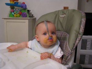baby with spoon picture