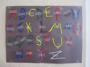 Teaching letter recognition to children – The Traveling closet