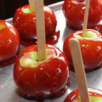 candy apples halloween treat picture