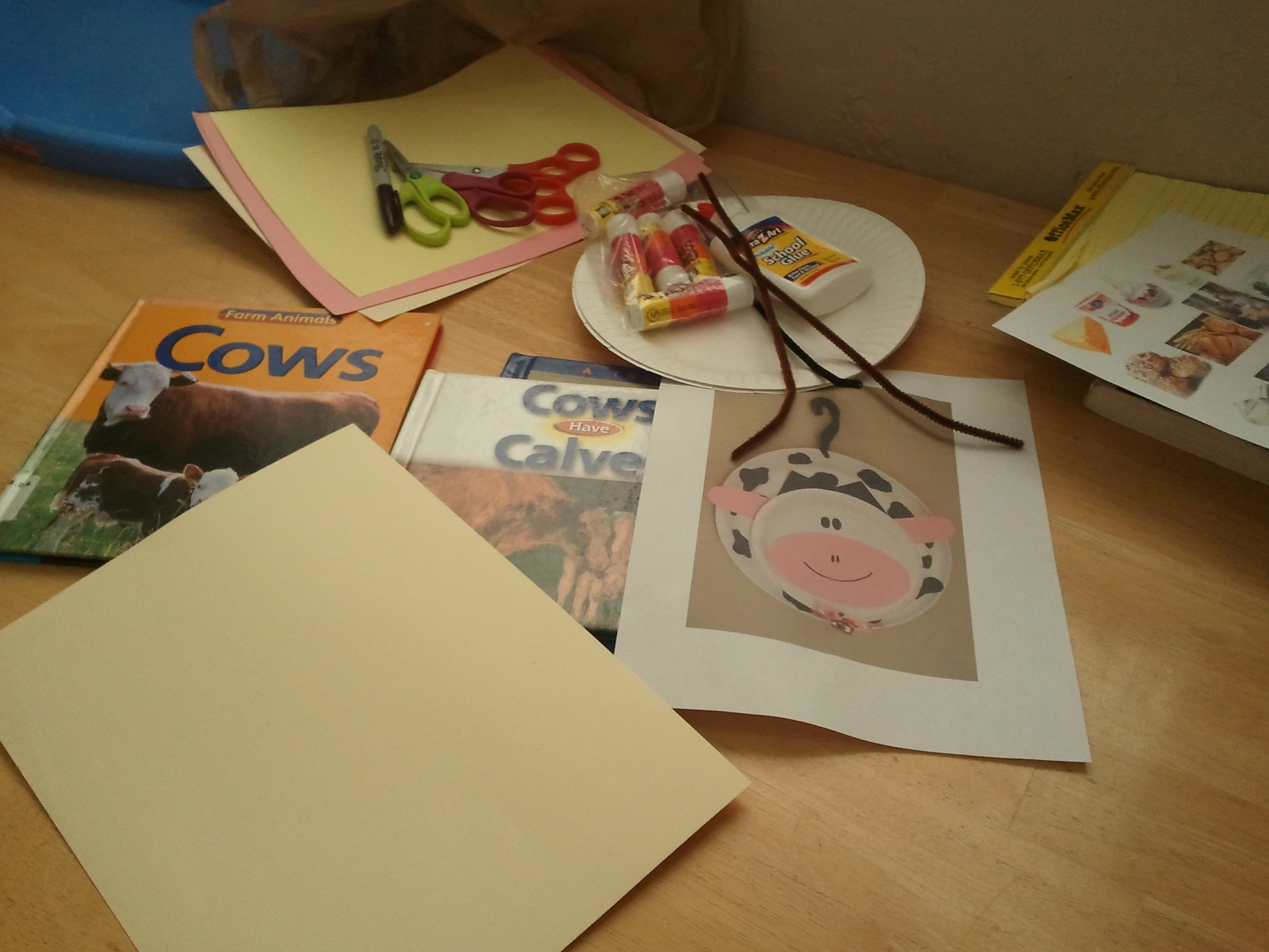 picture of books on cows